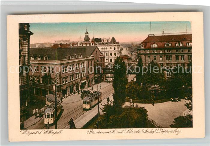 Strassenbahn Wuppertal-Elberfeld Brausenwerth Schweb
