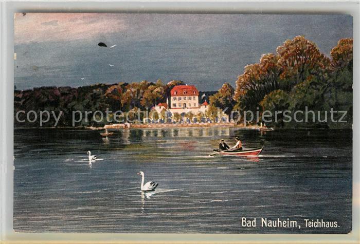 Verlag Wiedemann WIRO Nr. 2026 A Bad Nauheim Teichhaus