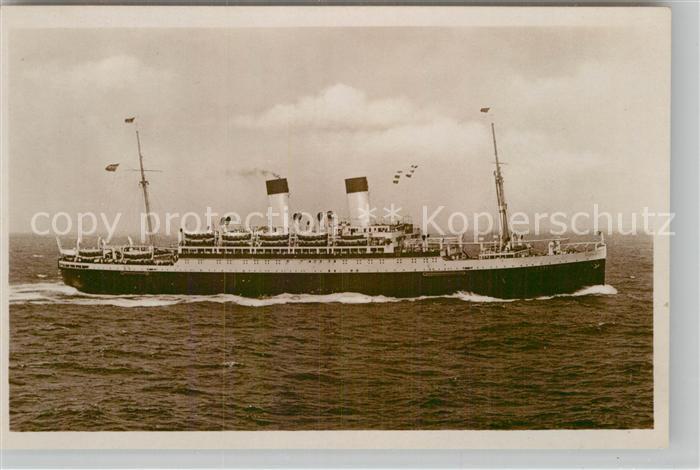 Dampfer Oceanliner Zweischrauben-Motorschiff Monte Sarmien