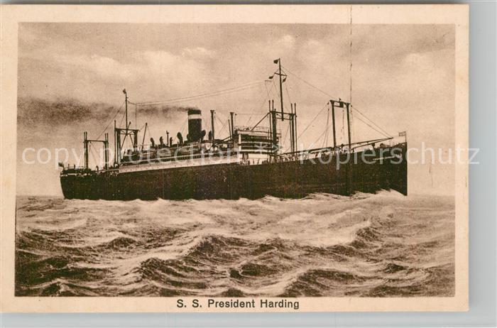Dampfer Oceanliner S.S. President Harding