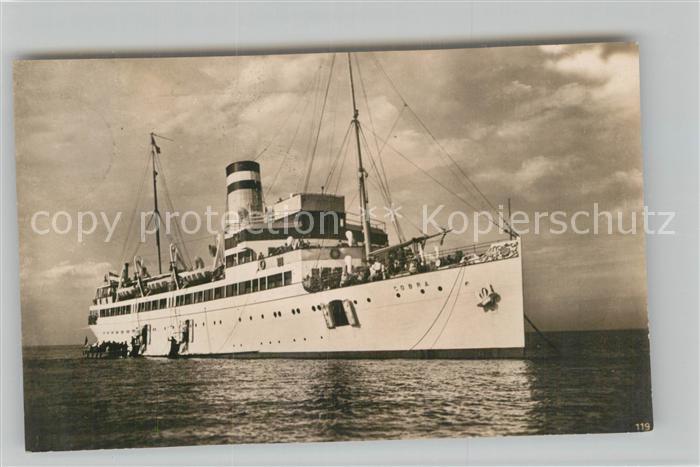 Dampfer Oceanliner Cobra Helgoland
