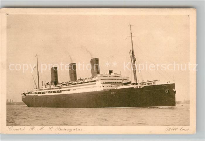 Dampfer Oceanliner Cunard R.M.S. Berengaria