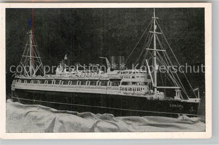Dampfer Oceanliner Vierschrauben-Turbinen-Schnelldampfer E