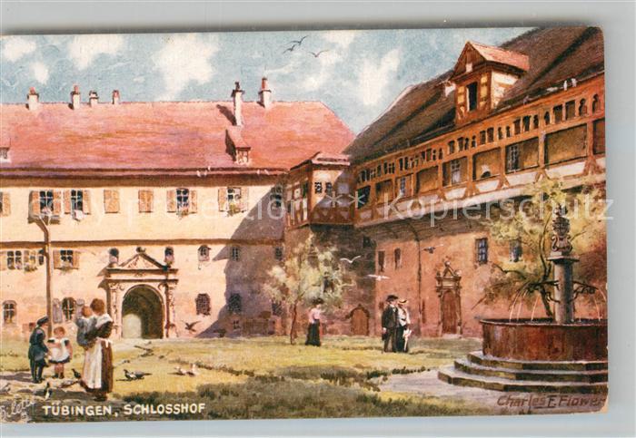 Verlag Tucks Oilette Nr. 645 B Tübingen Schloss Hohentübingen Sc