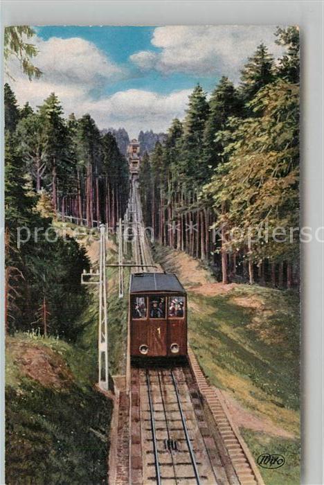 Verlag Wiedemann WIRO Nr. 2849 A Baden-Baden Merkurbahn Station A