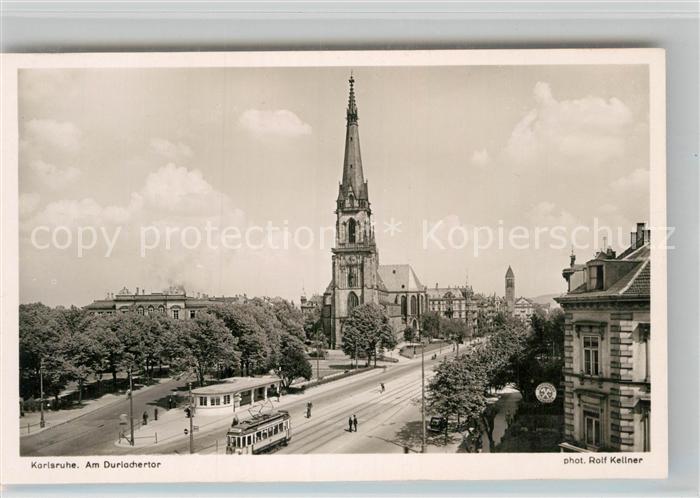 Foto Kellner Rolf Nr. 7171 Karlsruhe Durlachertor