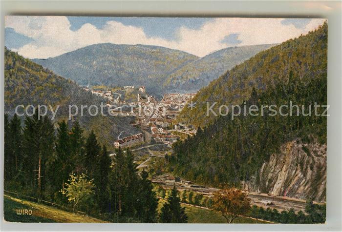 Verlag WIRO Wiedemann Nr. 2455 C Triberg Schwarzwald