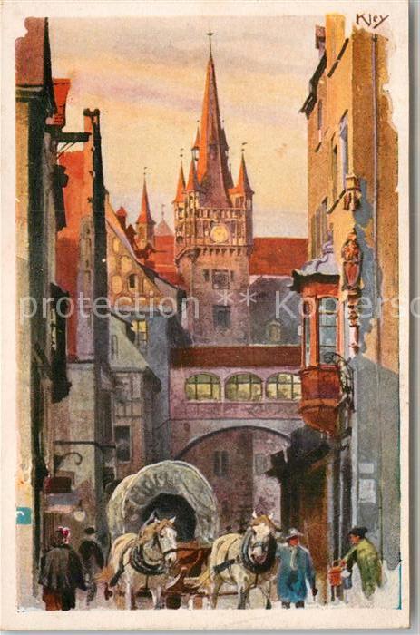 Kley Nürnberg Rathausgasse Landesausstellung