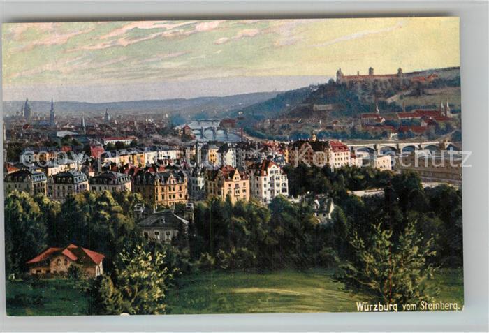 Verlag Wiedemann WIRO Nr. 1709 Würzburg vom Steinberg