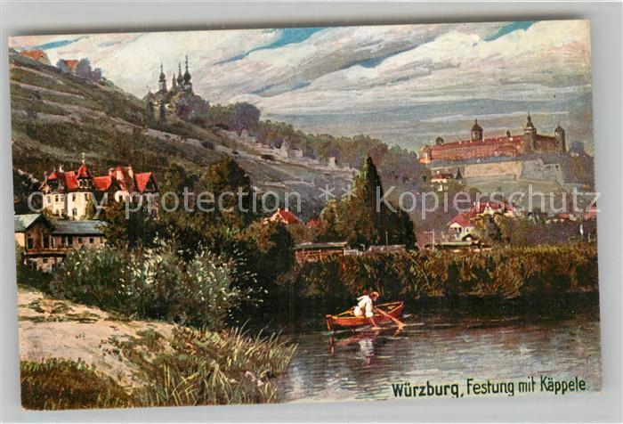 Verlag WIRO Wiedemann Nr. 1712 Würzburg Festung mit Käppele