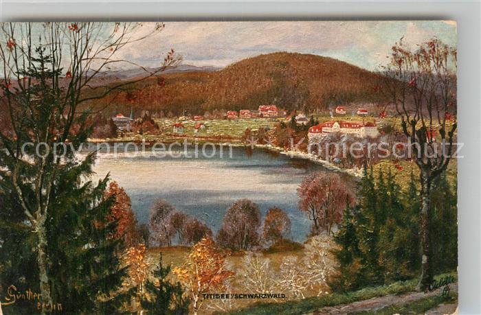 Verlag Tucks Oilette Nr. 721 Titisee Schwarzwald J. Günther