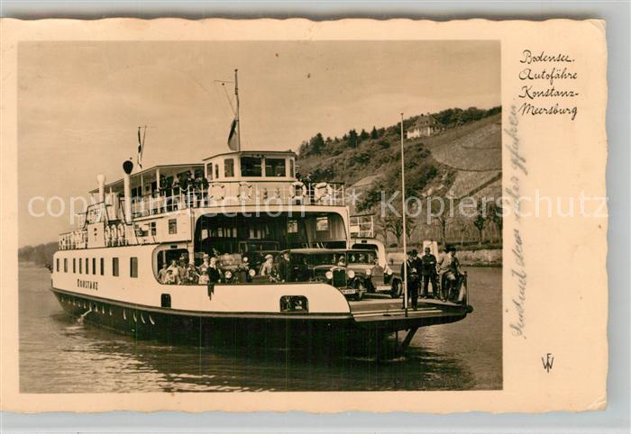 Faehre Ferry Bac Traghetto-- Autofähre Konstanz Bodensee