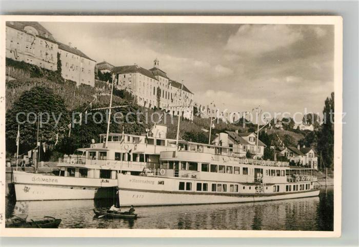Motorschiffe Schwaben und Ravensburg Meersburg Hafen