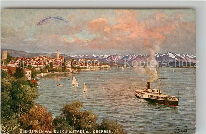 Verlag Tucks Oilette Nr. 775 Überlingen Dampfer N. Beraud
