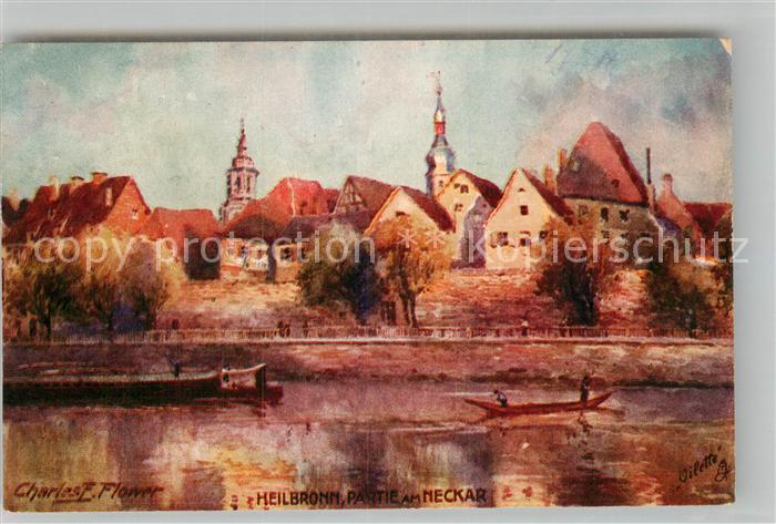 Verlag Tucks Oilette Nr. 709 Heilbronn Partie am Neckar Charles