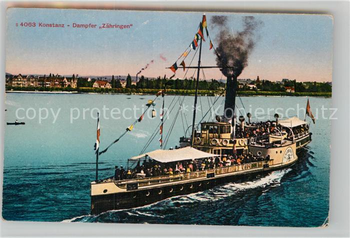 Dampfer Seitenrad Konstanz Dampfer Zähringen