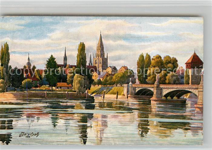 Marschall Vinzenz Konstanz am Bodensee Rheinbrücke Rheint