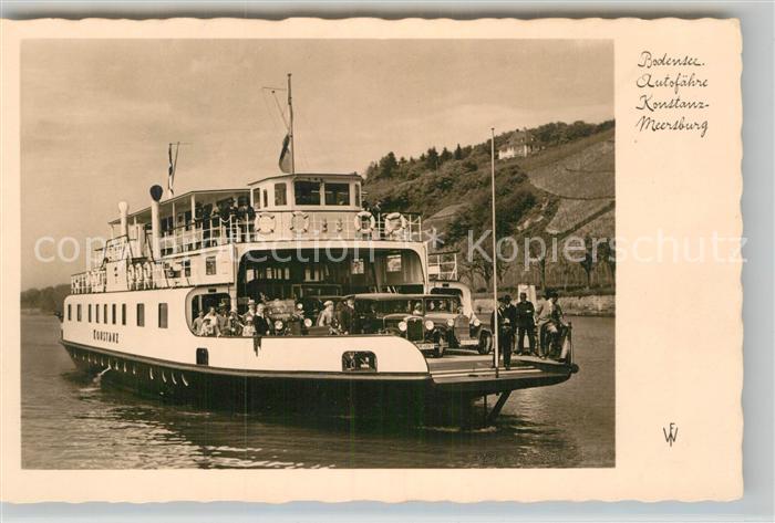 Faehre Ferry Bac Traghetto-- Autofähre Konstanz Bodensee