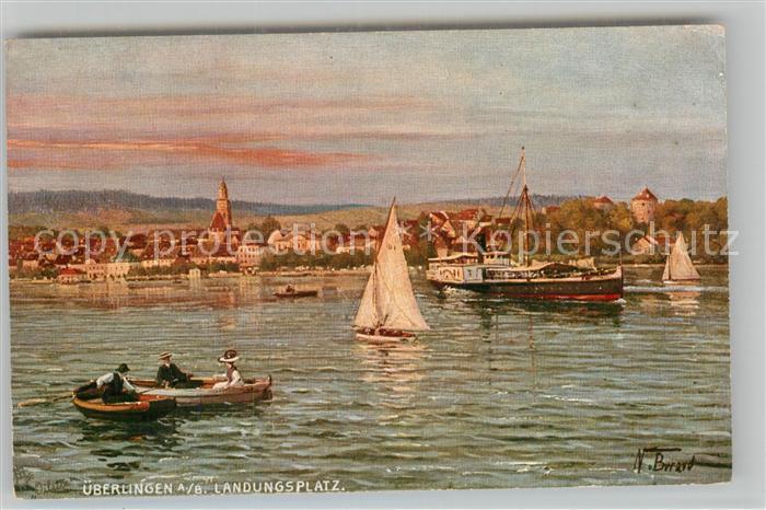 Verlag Tucks Oilette Nr. 775 Überlingen Landungsplatz N. Beraud