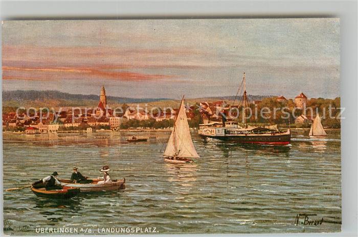 Verlag Tucks Oilette Nr. 775 Überlingen Landungsplatz N. Beraud