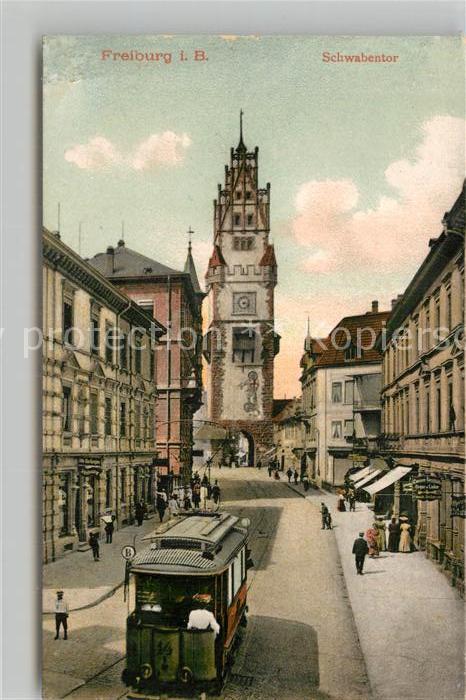 Strassenbahn Freiburg im Breisgau Schwabentor