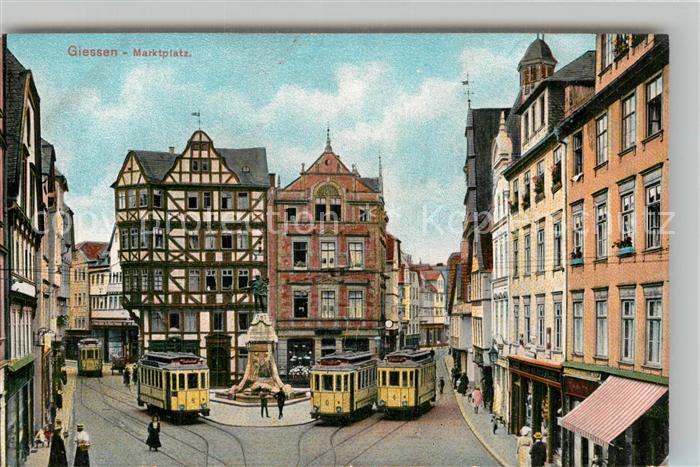 Strassenbahn Giessen Marktplatz