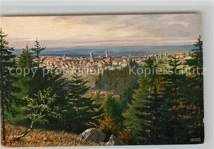 Verlag Wiedemann WIRO Nr. 2451 B Freudenstadt von der Charlottenh