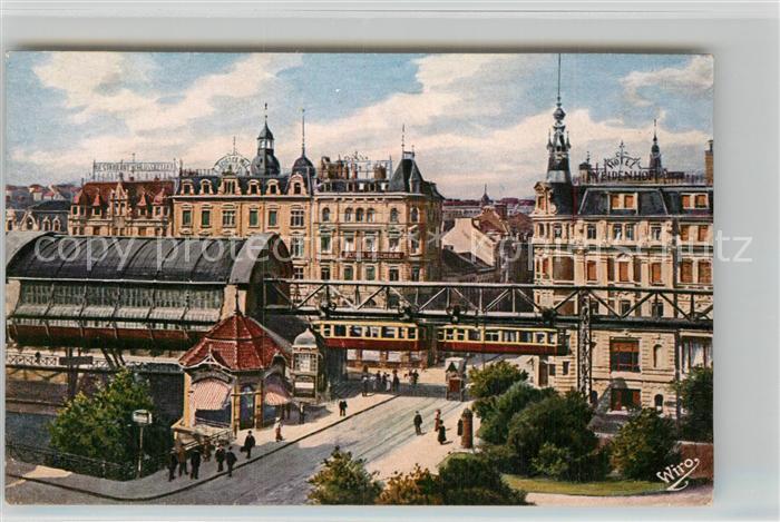 Verlag Wiedemann WIRO Nr. 2401 A Wuppertal Elberfeld Döppersberg