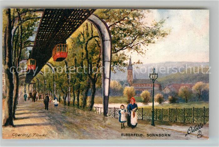 Verlag Tucks Oilette Nr. 694 Wuppertal Elberfeld Sonnborn Schweb