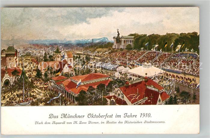 Diemer Zeno Litho München Oktoberfest