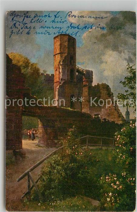 Hoffmann Heinrich Burgruine Dilsberg