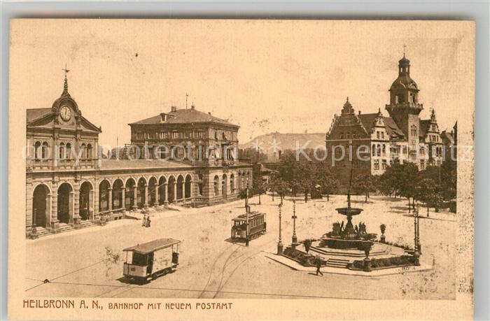 Strassenbahn Heilbronn Bahnhof Postamt