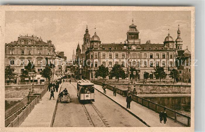 Strassenbahn Nackarbrücke Heilbronn
