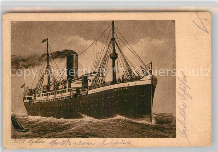 Dampfer Oceanliner R.P.D. Seydlitz