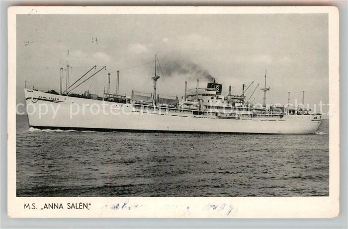 Dampfer Oceanliner M.S. Anna Salen