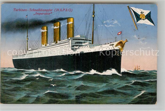 Dampfer Oceanliner Imperator Hapag