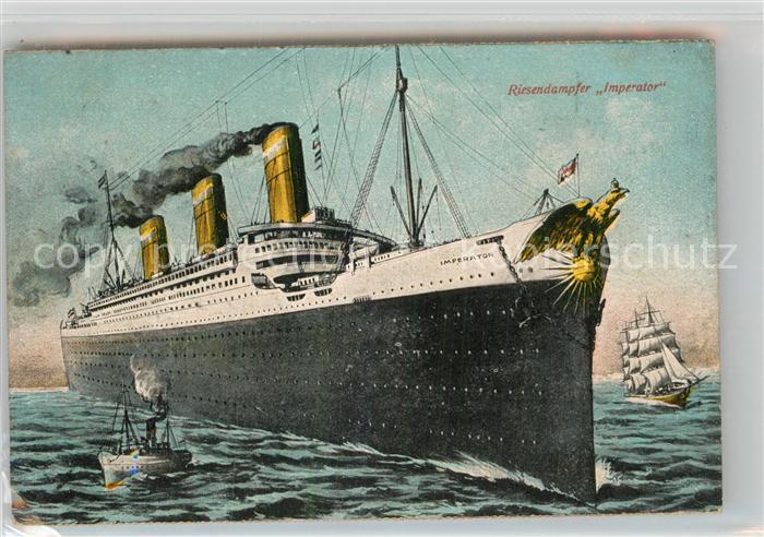 Dampfer Oceanliner Imperator