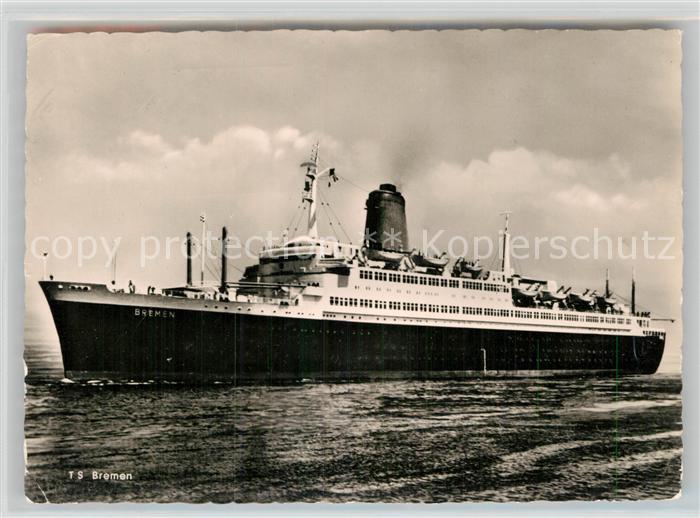 Dampfer Oceanliner TS Bremen