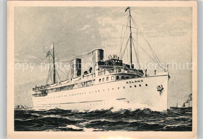 Dampfer Oceanliner D. Roland