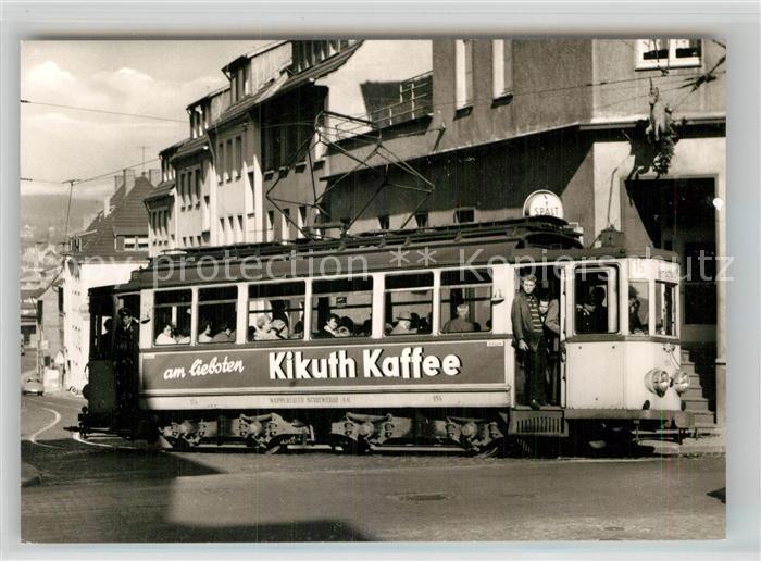 Strassenbahn Wuppertal Triebwagen Nr. 154