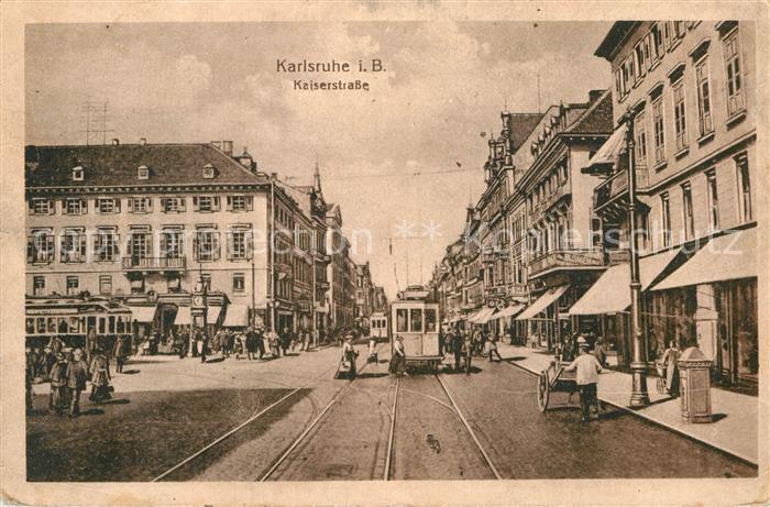 Strassenbahn Karlsruhe Kaiserstrasse