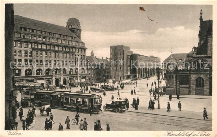 Strassenbahn Essen Handelshof Börse