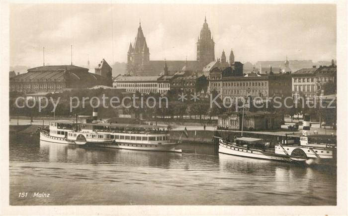 Dampfer Seitenrad Neptun Mainz
