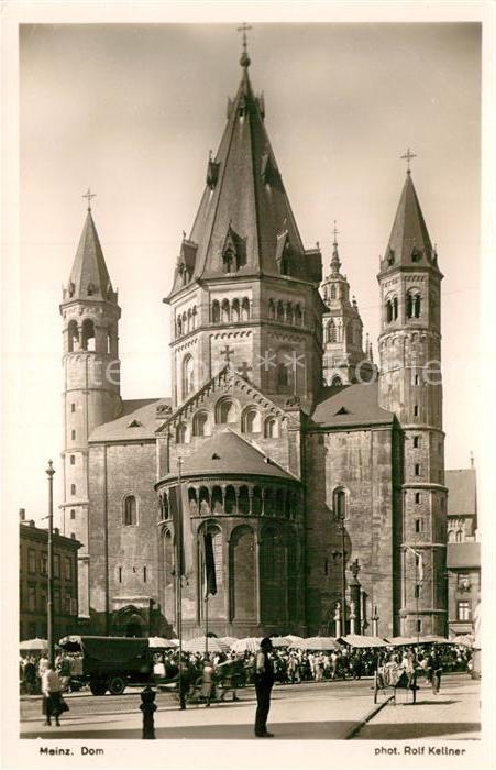 Foto Kellner Rolf Nr. 3803 Mainz Dom