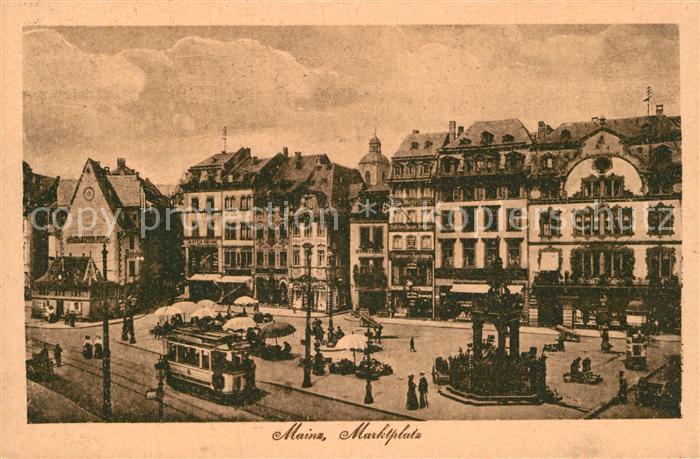 Strassenbahn Mainz Marktplatz