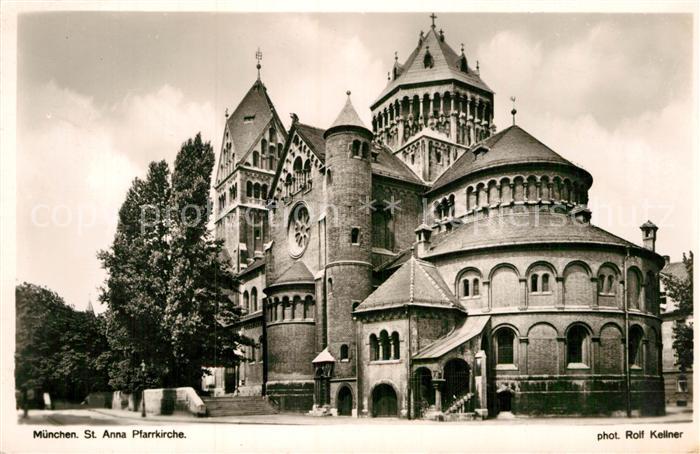 Foto Kellner Rolf Nr. 50 München St. Anna-Pfarrkirche