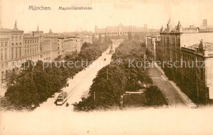 Strassenbahn Muenchen Maximilianstrasse