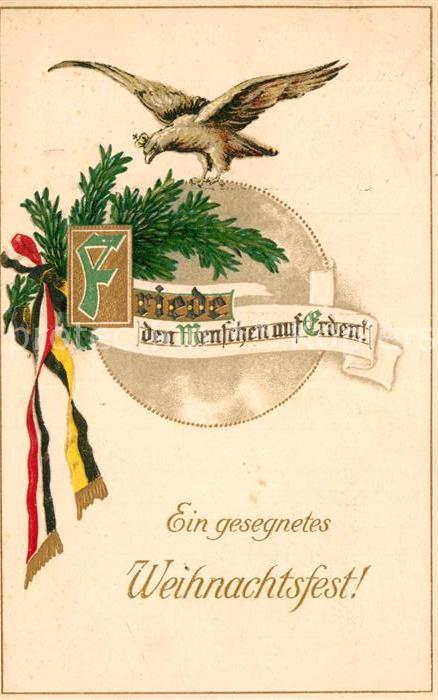 Adler Eagle Aigle Aguila Schwarz-Weiss-Rot Weihnachten