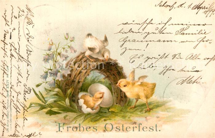 Ostern Easter Paques Lüken Litho