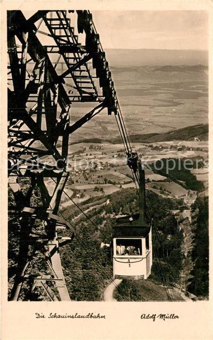 Seilbahn Schauinsland Schwarzwald
